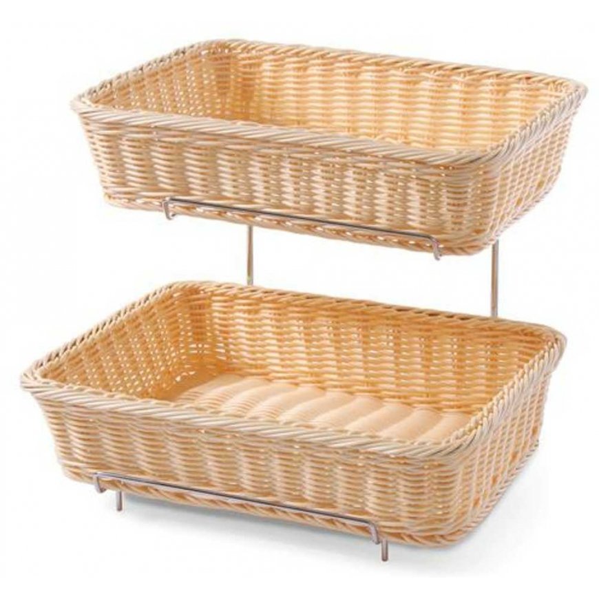 Stačiakampio formos duonos ir bandelių krepšelis GN 1/2, HENDI, 360x280x(H)290mm