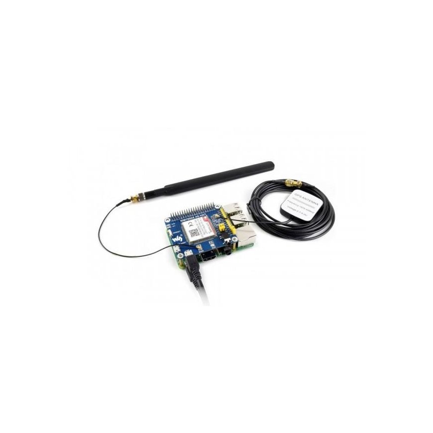 Waveshare LTE GPS HAT - LTE/GPRS/GPS SIM7600E-H - Malli Raspberry Pi:lle – 3