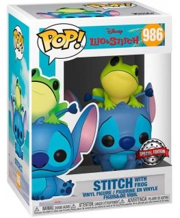 FUNKO POP! Vinyl Figure: Disney: Lilo & Stitch - Stitch (w/ Frog)