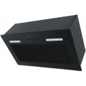 Built-in kitchen hood under the cabinet Berdsen, 52 cm, Black