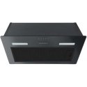 Built-in kitchen hood under the cabinet Berdsen, 52 cm, Black
