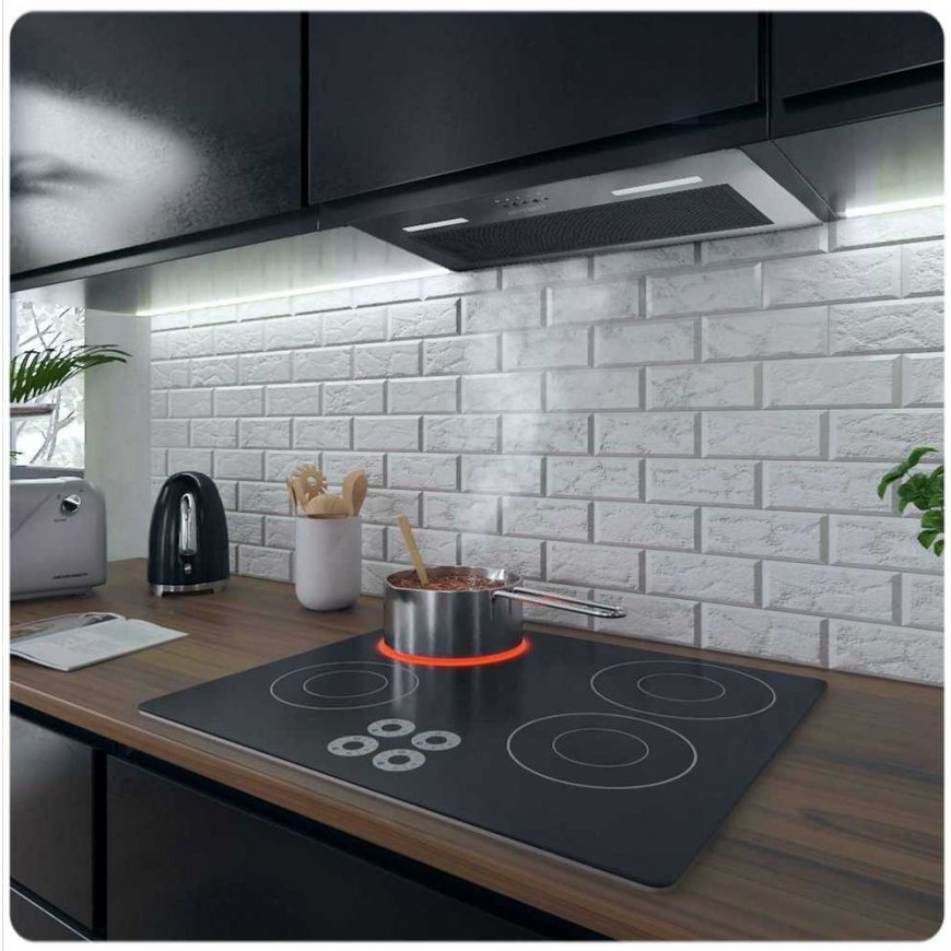 Įmontuojamas virtuvinis gartraukis po spintele Berdsen, 52 cm, Juodas – 4