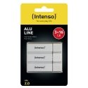 Intenso 3521473 USB zibatmiņa 16 GB USB Type-A 2.0 Sudrabs Intenso 3521473 USB zibatmiņa 16 GB USB Type-A 2.0 Sudrabs