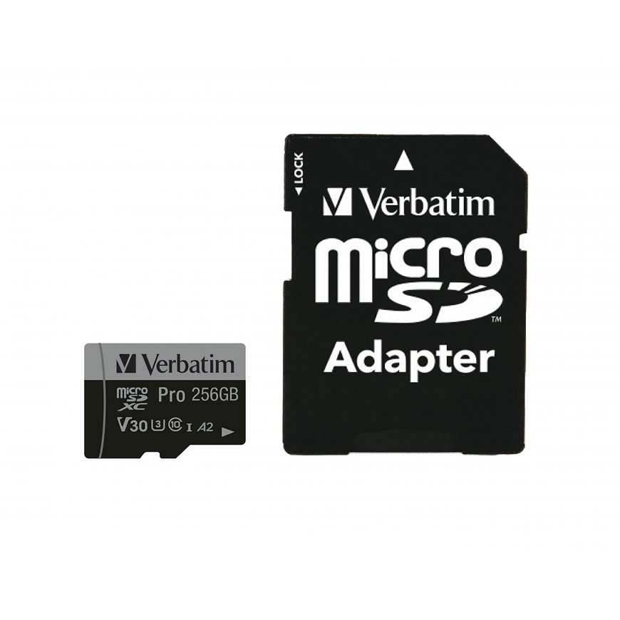 Verbatim 47045 mälukaart 256 GB MicroSDXC UHS-I Klass 10 – 2