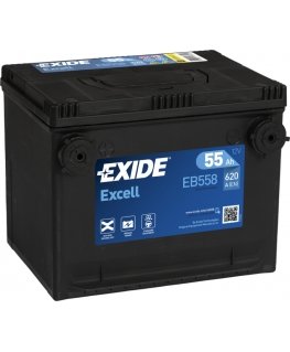 Exide Excell EB558 automobilio akumuliatorius EFB (gausiau užpildytas akumuliatorius) 55 Ah 12 V 620 A Automobilis