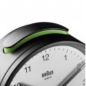 Braun BC12BW Kvarca modinātājpulkstenis Melns, Balts Braun BC12BW Kvarca modinātājpulkstenis Melns, Balts