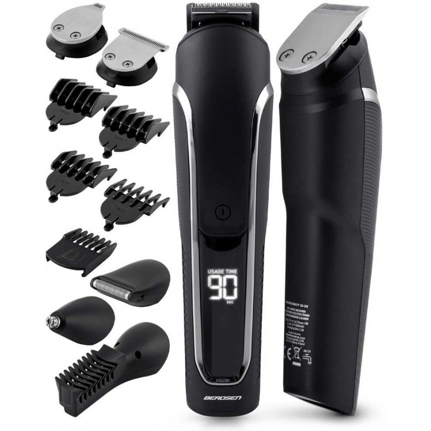 Plaukų kirpimo mašinėlė włosów Berdsen BD-262 juoda – 4