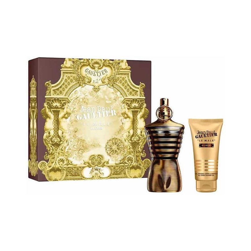Jean Paul Gaultier Le Male Elixir Parfum Spray, 125 ml Set 2 Pieces