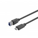 Cable USB PremiumCord USB-C - USB-B 1 m Black (ku31cd1bk) Cable USB PremiumCord USB-C - USB-B 1 m Black (ku31cd1bk)