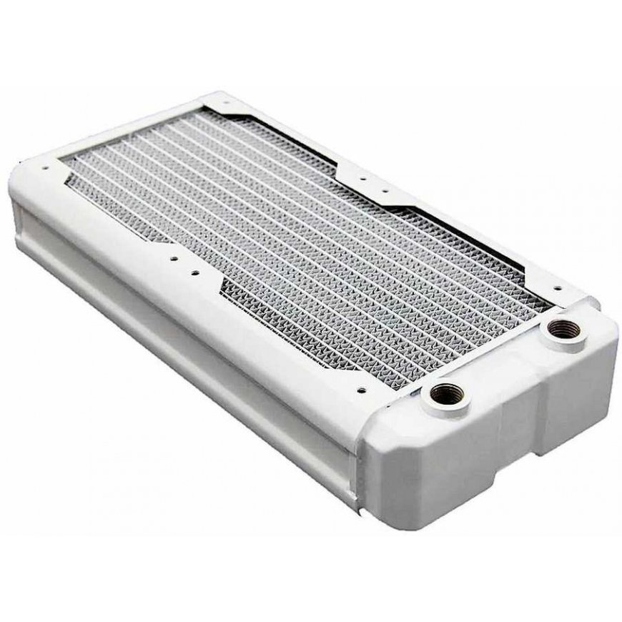 HARDWARE LABS Performance Systems Black Ice Nemesis 240GTX - Satin White, Radiator (white) – 2
