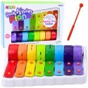 Lean Toys Rock n' Roller fortepijoninis instrumentas mažiems vaikams cimbolai, besisukantys ratai Spalvingi Lean Toys Rock n' Roller fortepijoninis instrumentas mažiems vaikams cimbolai, besisukantys ratai Spalvingi