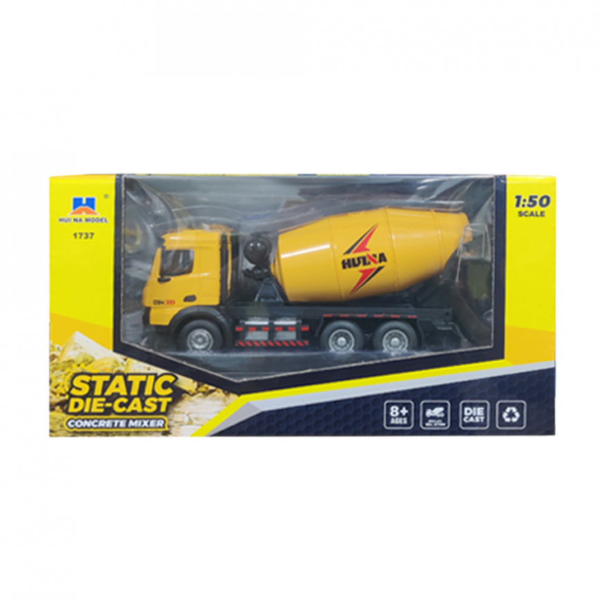 HUINA metal concrete mixer 1:50 yellow – 3