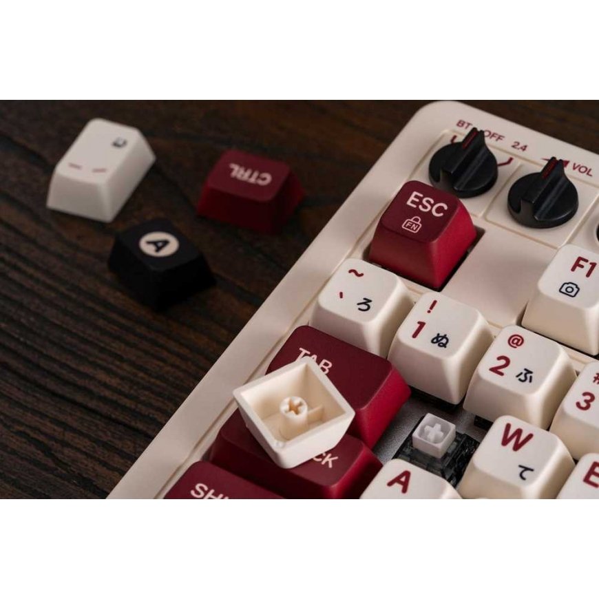 8BitDo Retro 108 Fami Edition Wireless Mechanical Keyboard | Hot Swappable | Windows | Android – 5