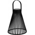 Home Styling Collection Solar Lantern, Black, 23 cm Home Styling Collection Solar Lantern, Black, 23 cm