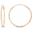 Brilio Silver Brilio Silver Polished bronze hoop earrings EA01R Brilio Silver Brilio Silver Polished bronze hoop earrings EA01R