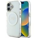 Case Guess IML Metal Colored Circle Classic Logo MagSafe for iPhone 16 white Case Guess IML Metal Colored Circle Classic Logo MagSafe for iPhone 16 white
