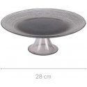 KOOPMAN LICORICE glass cake stand, Ø 28 cm KOOPMAN LICORICE glass cake stand, Ø 28 cm