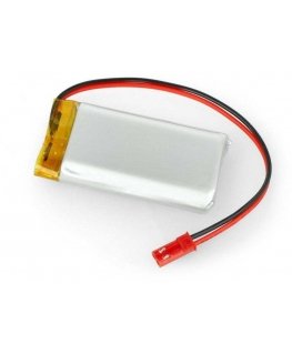 Akyga Li-Pol akku 1700mAh 1S 3.7V - JST-BEC liitin + pistorasia - 58x30x10mm