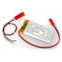 Akyga Li-Pol elementas 1700mAh 1S 3.7V - JST-BEC jungtis + lizdas - 58x30x10mm Akyga Li-Pol elementas 1700mAh 1S 3.7V - JST-BEC jungtis + lizdas - 58x30x10mm
