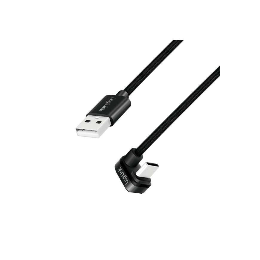 LogiLink CU0193 USB cable USB 2.0 2 m USB C USB A Black