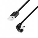 LogiLink CU0193 USB kabelis USB 2.0 2 m USB C USB A Juoda LogiLink CU0193 USB kabelis USB 2.0 2 m USB C USB A Juoda