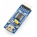 Waveshare USB-UART Converter FTDI FT232RL - miniUSB-liitäntä Waveshare USB-UART Converter FTDI FT232RL - miniUSB-liitäntä