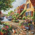 luca S Cross stitch kit Summer Splendor 35x35cm SBU5078 luca S Cross stitch kit Summer Splendor 35x35cm SBU5078
