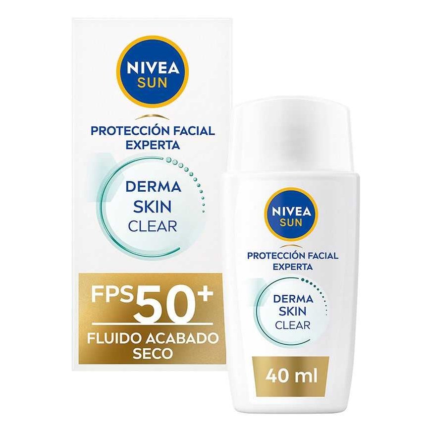 Nivea Sun SPF 50+ 40 ml Anti-akne voide Vaalea iho