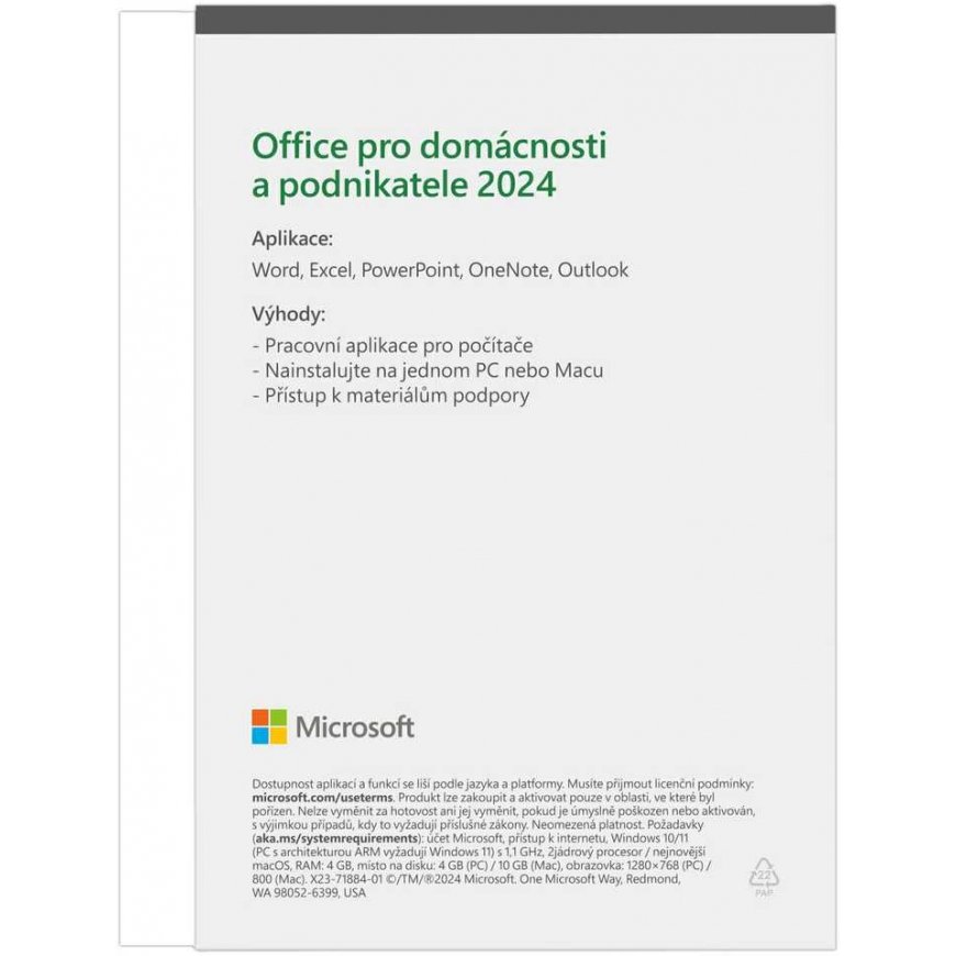„Microsoft Office Home and Business 2024 CZ“ (verslininkams) – 3