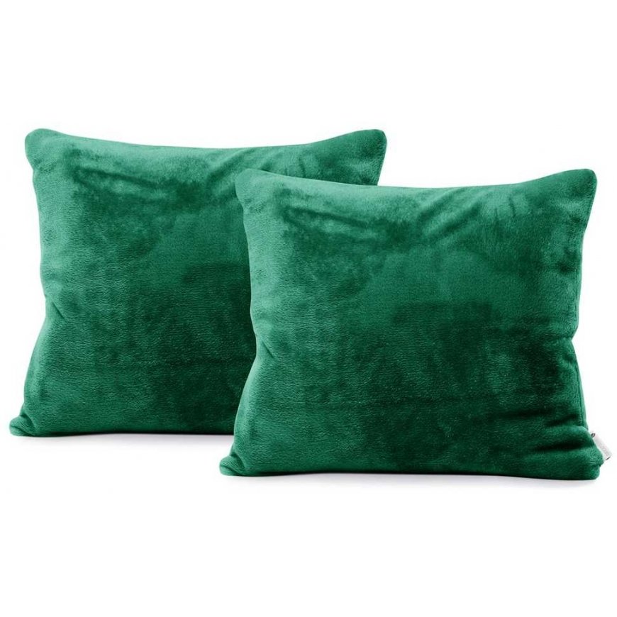 Decorative pillowcase MIC color bottle green simple classic style classic 45x45 DecoKing