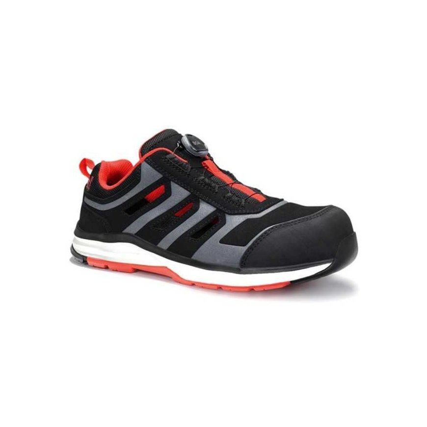 Sandals ELTEN Jo Rapid Boa Black Red easy ESD S1P, black 42