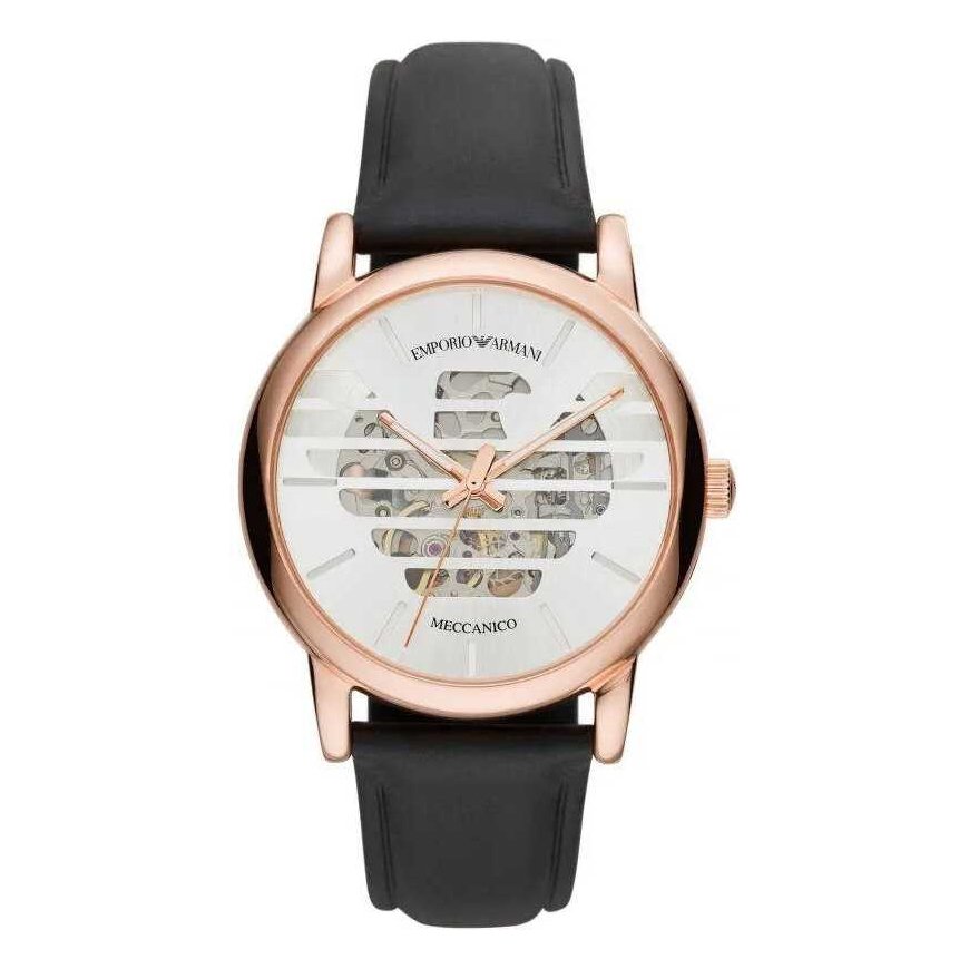 Vyriškas laikrodis EMPORIO ARMANI LUIGI AUTOMATIC AR60031 + BOX (zi062b)