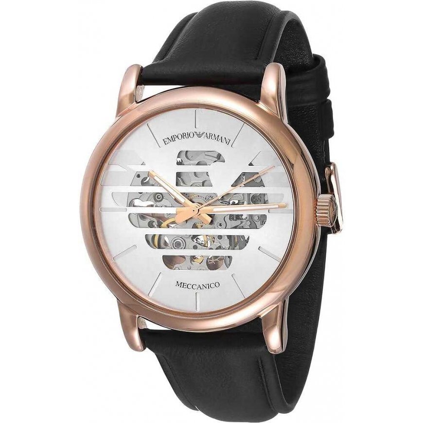 Vyriškas laikrodis EMPORIO ARMANI LUIGI AUTOMATIC AR60031 + BOX (zi062b) – 2