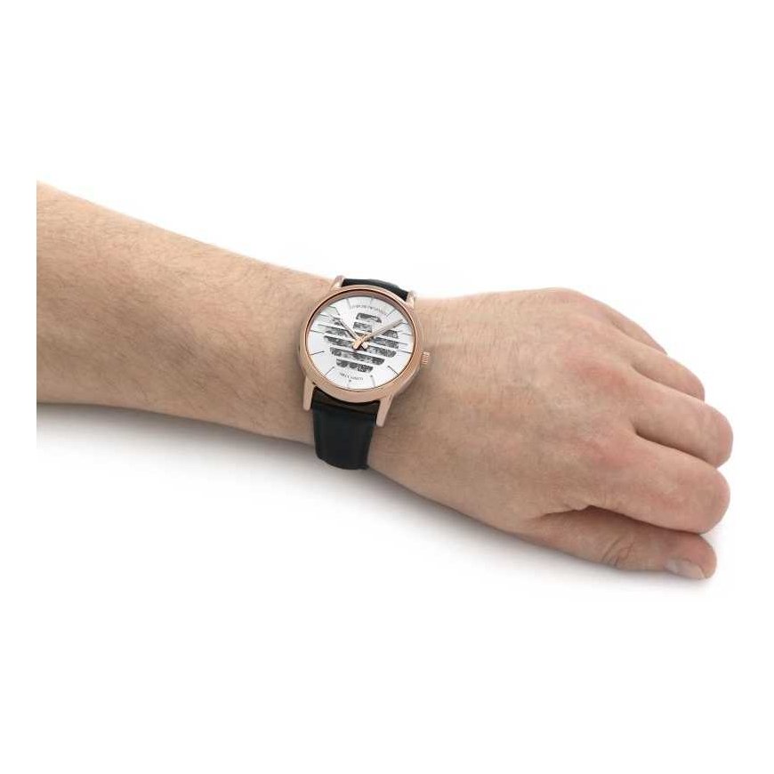 Vyriškas laikrodis EMPORIO ARMANI LUIGI AUTOMATIC AR60031 + BOX (zi062b) – 3