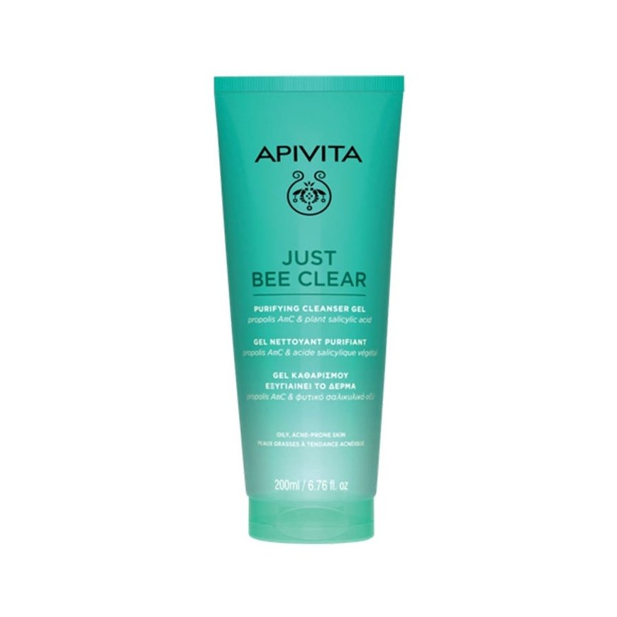 Apivita JUST BEE CLEAR Purifying Cleansing Gel for oily, acne-prone skin 200 ml – 2