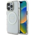Case Guess IML Metal Colored Circle Classic Logo MagSafe for iPhone 16 Pro Max white Case Guess IML Metal Colored Circle Classic Logo MagSafe for iPhone 16 Pro Max white