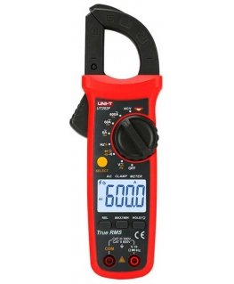 Uni-t Current clamp UT202F, TRMS, NCV, 28mm, 600A, 600V AC/DC, with frequency and capacitance measurement
