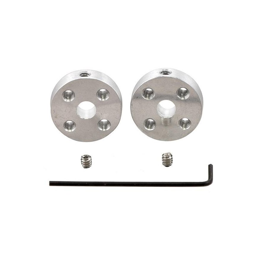 Pololu universal aluminum mounting hub for 5mm shaft M3 holes - 2 pieces