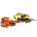 Truck with Semi-trailer and Excavator, Huina 1:50 Truck with Semi-trailer and Excavator, Huina 1:50