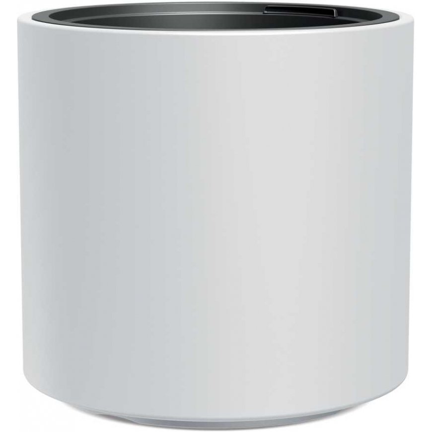 Pyöreä ruukku Prosperplast Heos R Slim DBHER400-S449, valkoinen