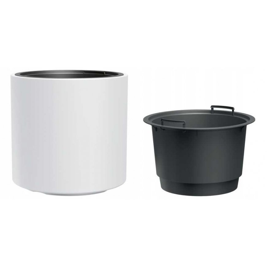 Pyöreä ruukku Prosperplast Heos R Slim DBHER400-S449, valkoinen – 2