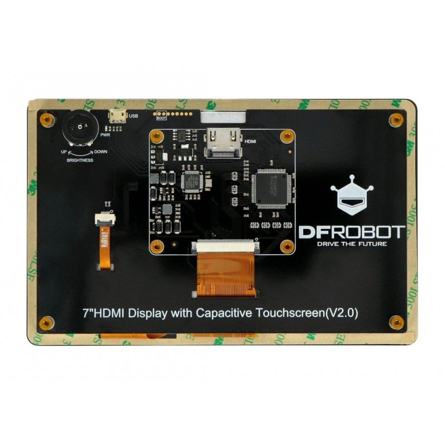 Dfrobot Capacitive Touch LCD Screen 7 inch 1024x600 pixels HDMI + USB – 2