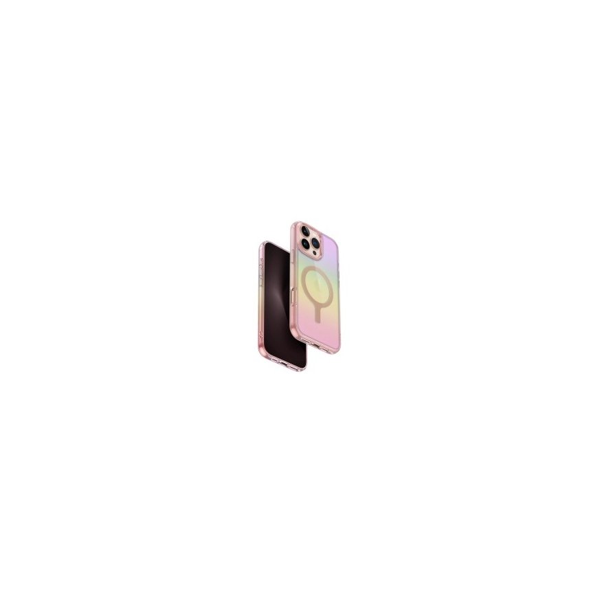 Case UNIQ Iridescia for iPhone 16 Pro Max Magclick Charging pink