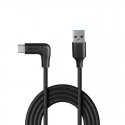 Lindy 1.5m USB 3.2 Type A to C Cable, 90° Right Angle, 10Gbps Lindy 1.5m USB 3.2 Type A to C Cable, 90° Right Angle, 10Gbps