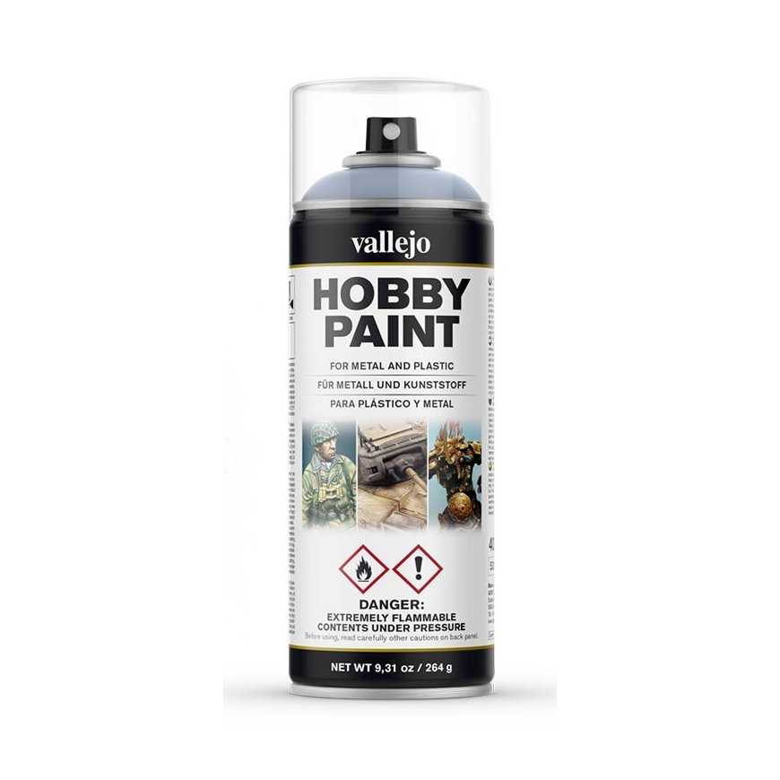 Vallejo 28.011 akryyliväri 400 ml Harmaa Suihkepullo