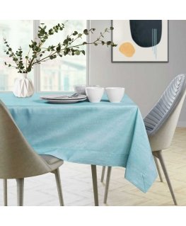 AmeliaHome Tablecloth HMD VESTA RETROBLUE 60X60