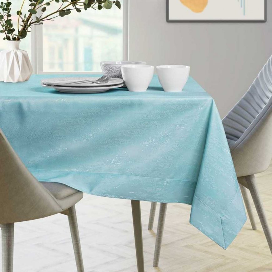 AmeliaHome Tablecloth HMD VESTA RETROBLUE 60X60 – 2