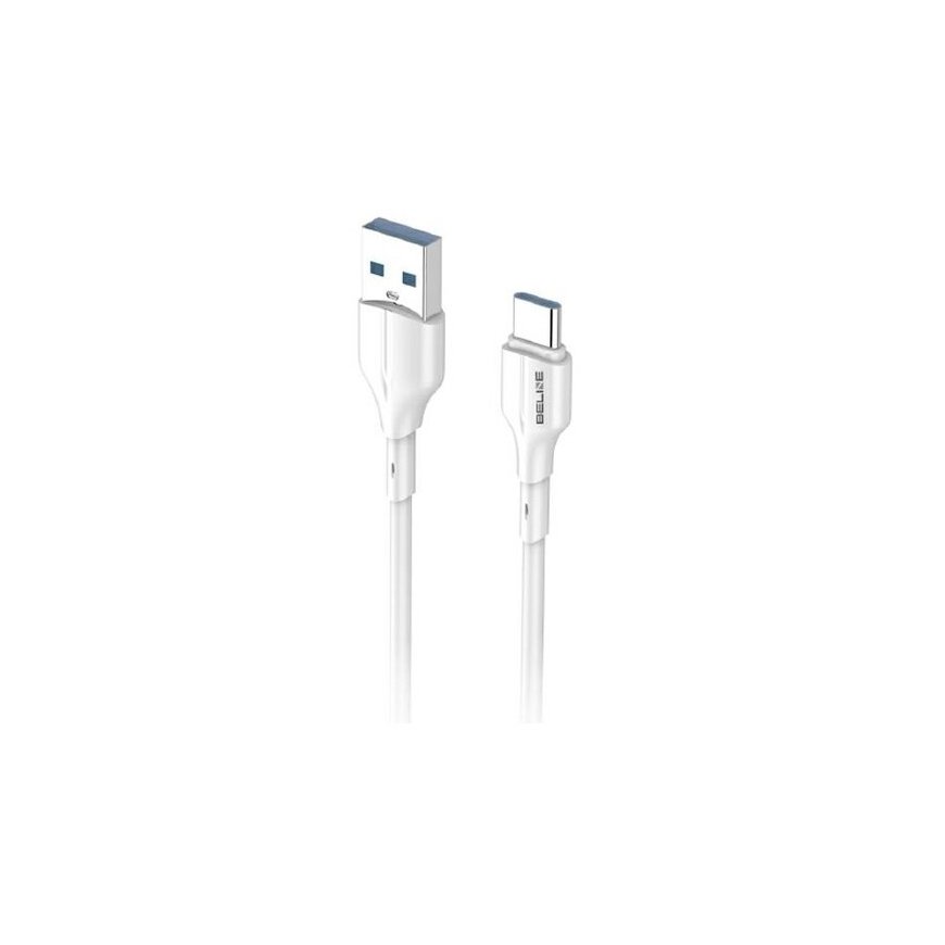 Beline Kabel 25W USB-A|USB-C 1m biały|white BLNCWC01