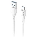 Beline Kabel 25W USB-A|USB-C 1m biały|white BLNCWC01 Beline Kabel 25W USB-A|USB-C 1m biały|white BLNCWC01