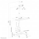Neomounts FPMA-MOBILE1700 передвижная тумба/стойка для мультимедиа Черный Neomounts FPMA-MOBILE1700 передвижная тумба/стойка для мультимедиа Черный